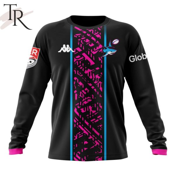 MLR Miami Sharks Personalized 2024 Away Kits Hoodie