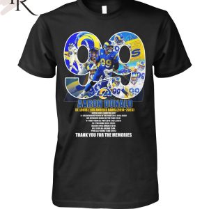 Aaron Donald St. Louis – Los Angeles Rams 2014-2023 Thank You For The Memories T-Shirt