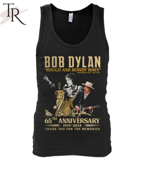 Bob Dylan Rough and Rowdy Ways Worldwide Tour 2021-2024 T-Shirt