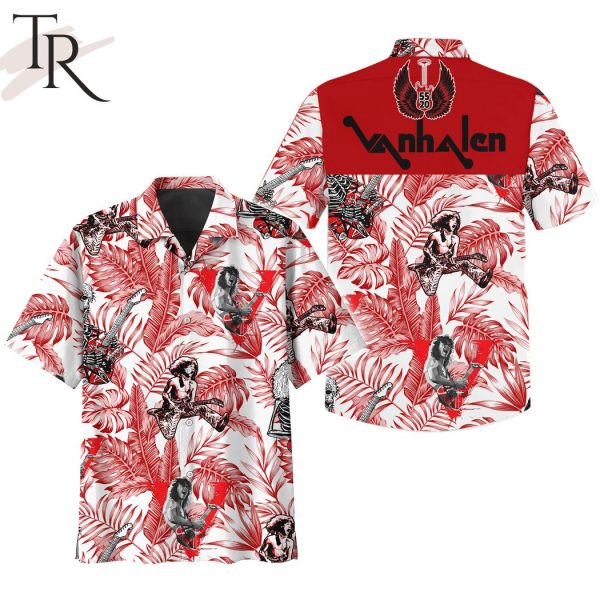 PREMIUM Van Halen Combo Hawaiian Shirt And Flip Flop