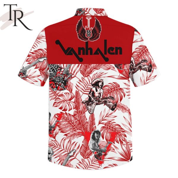 PREMIUM Van Halen Combo Hawaiian Shirt And Flip Flop
