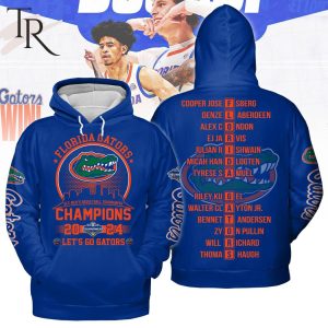 Florida Gators SEC Men’s Basketball Tournament Champions 2024 Hoodie