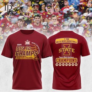 Iowa State Cyclones 2024 Big 12 Men’s Basketball Conference Tournament Champions Hoodie