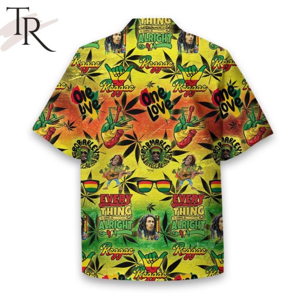 PREMIUM Bob Marley The King Of Reggae Hawaiian Shirt