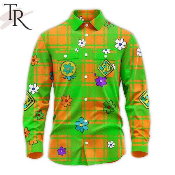 Scooby-Doo What’s New Button Long Sleeve Shirt