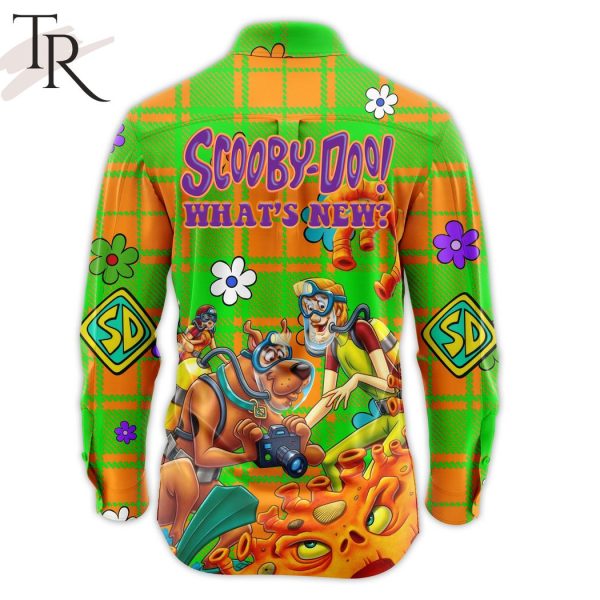 Scooby-Doo What’s New Button Long Sleeve Shirt