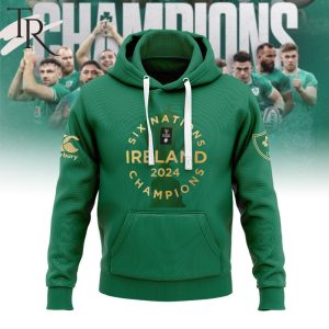Six Nation 2024 Ireland Rugby Champions Hoodie