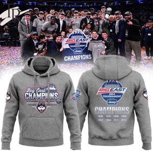 Outfit Combo Big East 2024 Tournament Presented By Jeep Champions For Uconn Huskies Hoodie, Longpants, Cap