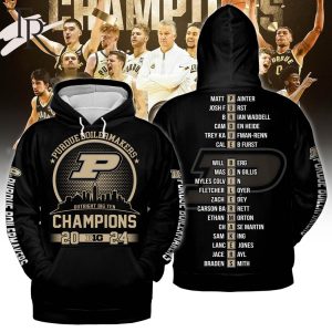 Purdue Boilermakers Outright Big Ten Champions 2024 Hoodie