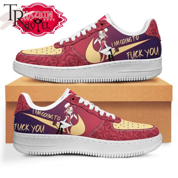 Hazbin Hotel I Am Going To F.ck You Air Force 1 Sneakers