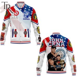 John Cena Never Give Up Cenation Baseball Jacket