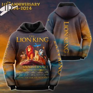 30th Anniversary The Lion King 3D Unisex Hoodie