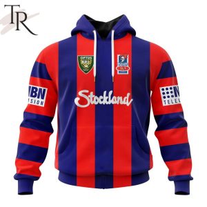 NRL Newcastle Knights Personalized Retro 1997 Kits Hoodie