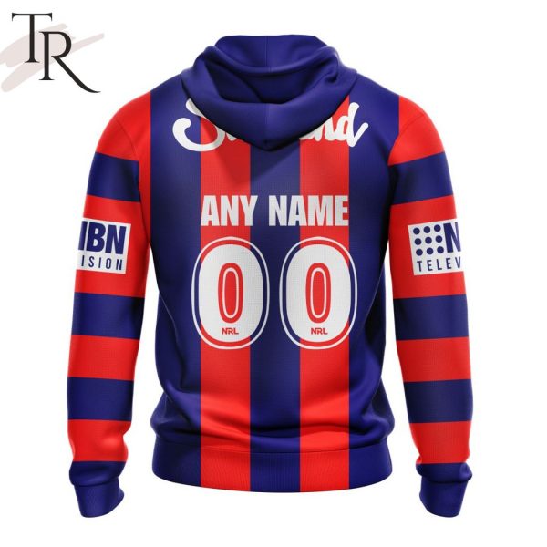 NRL Newcastle Knights Personalized Retro 1997 Kits Hoodie