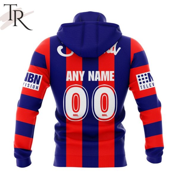 NRL Newcastle Knights Personalized Retro 1997 Kits Hoodie