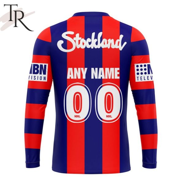 NRL Newcastle Knights Personalized Retro 1997 Kits Hoodie