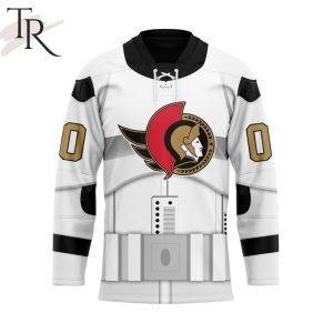 NHL Ottawa Senators Personalized Star Wars Stormtrooper Hockey Jersey