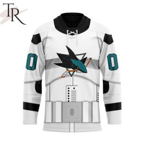 NHL San Jose Sharks Personalized Star Wars Stormtrooper Hockey Jersey Torunstyle