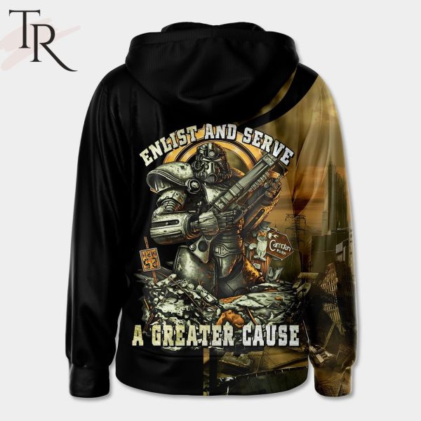 Fallout4 Enlist And Serve A Greater Cause Hoodie