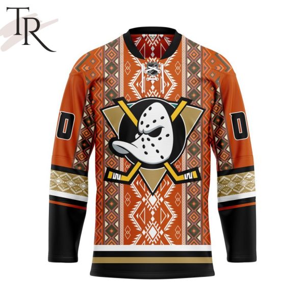 Personalized NHL Anaheim Ducks Native Hockey Jersey Design 2024