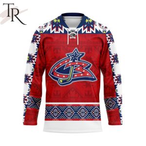 Personalized NHL Columbus Blue Jackets Native Hockey Jersey Design 2024