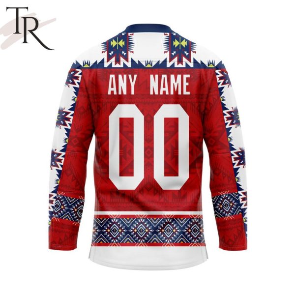 Personalized NHL Columbus Blue Jackets Native Hockey Jersey Design 2024
