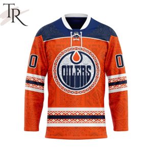 Personalized NHL Edmonton Oilers Native Hockey Jersey Design 2024