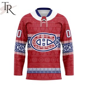 Personalized NHL Montreal Canadiens Native Hockey Jersey Design 2024
