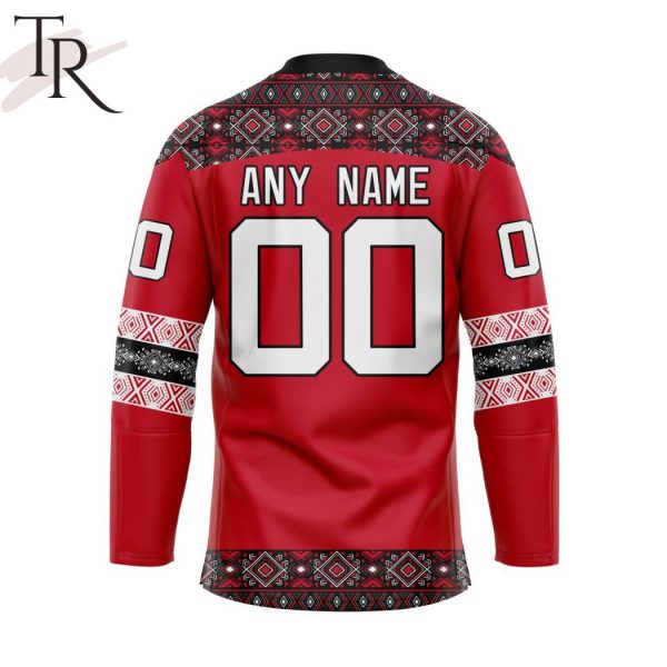 Personalized NHL New Jersey Devils Native Hockey Jersey Design 2024