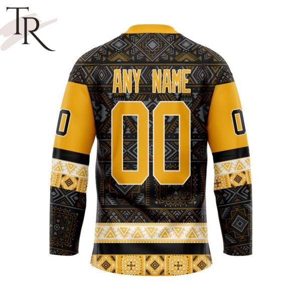 Personalized NHL Pittsburgh Penguins Native Hockey Jersey Design 2024