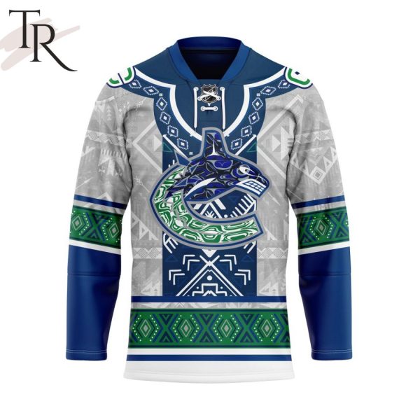 Personalized NHL Vancouver Canucks Native Hockey Jersey Design 2024