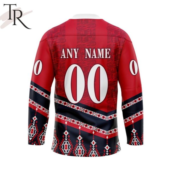 Personalized NHL Washington Capitals Native Hockey Jersey Design 2024