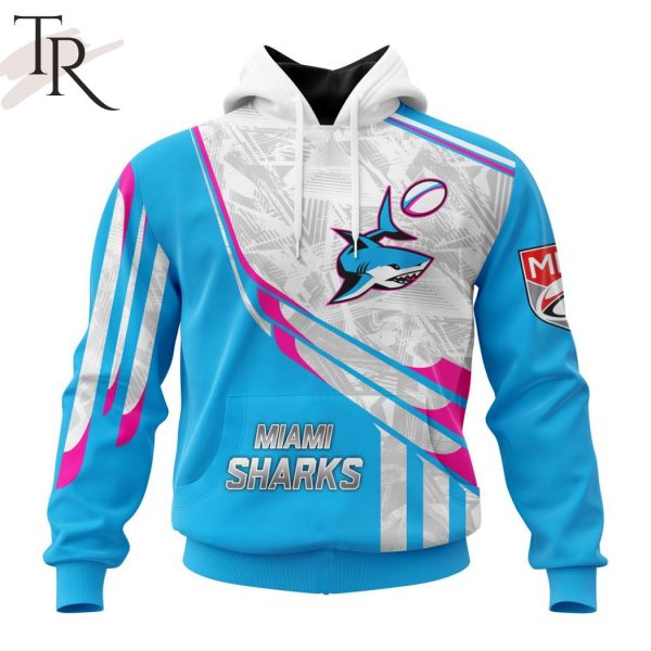 MLR Miami Sharks Special Design Concept Kits Hoodie