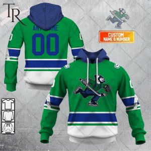 Personalized AHL Abbotsford Canucks Color Jersey Style Hoodie