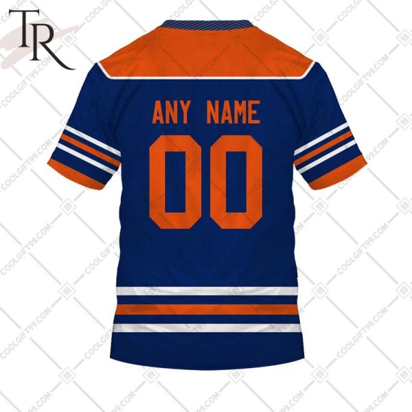 Personalized AHL Bakersfield Condors Color Jersey Style Hoodie