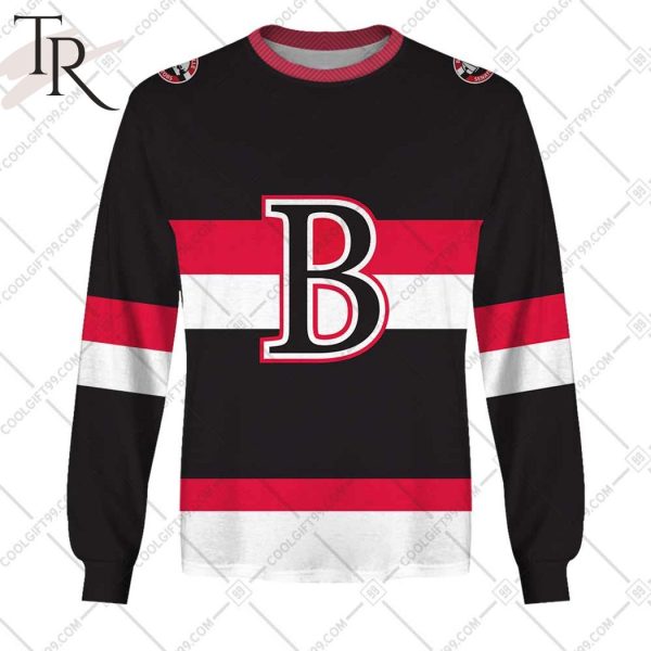 Personalized AHL Belleville Senators Color Jersey Style Hoodie