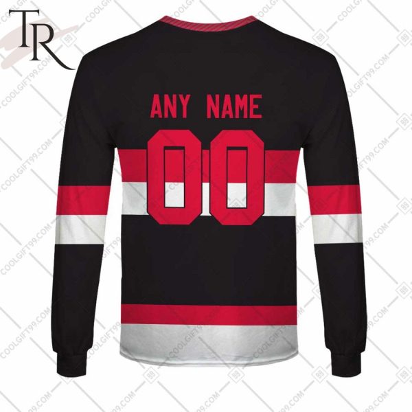 Personalized AHL Belleville Senators Color Jersey Style Hoodie