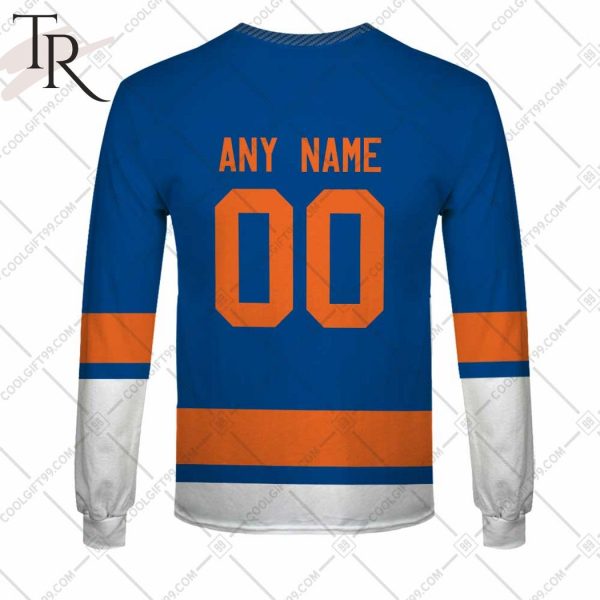 Personalized AHL Bridgeport Islanders Color Jersey Style Hoodie