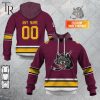 Personalized AHL Cleveland Monsters Color Jersey Style Hoodie