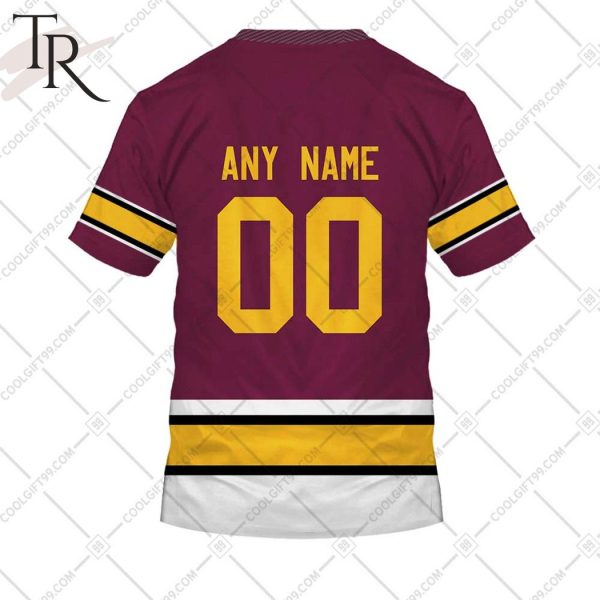 Personalized AHL Chicago Wolves Color Jersey Style Hoodie