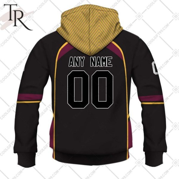 Personalized AHL Cleveland Monsters Color Jersey Style Hoodie