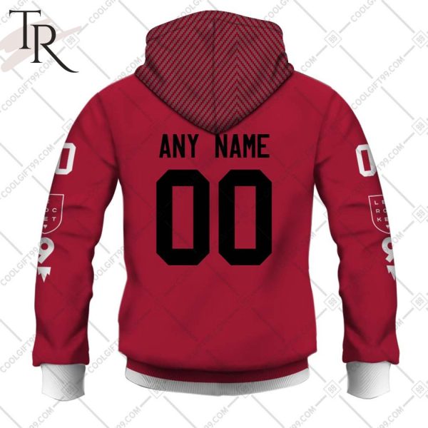 Personalized AHL Laval Rocket Color Jersey Style Hoodie