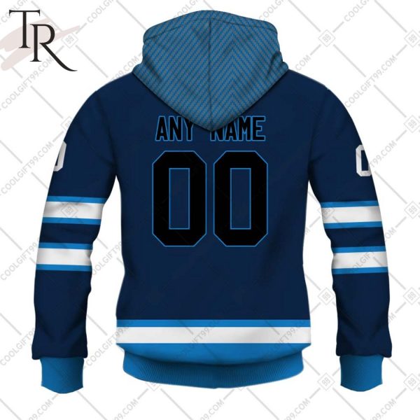 Personalized AHL Manitoba Moose Color Jersey Style Hoodie