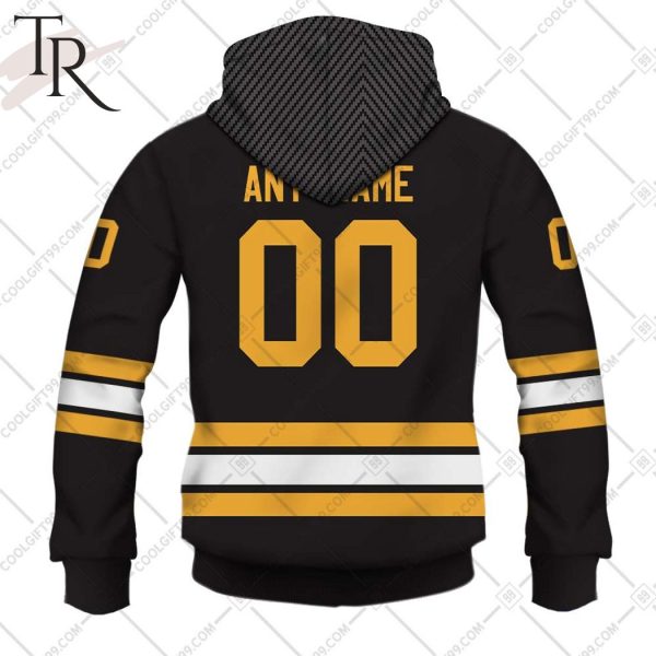 Personalized AHL Providence Bruins Color Jersey Style Hoodie