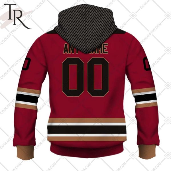 Personalized AHL Tucson Roadrunners Color Jersey Style Hoodie