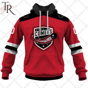 Personalized AHL Utica Comets Color Jersey Style Hoodie