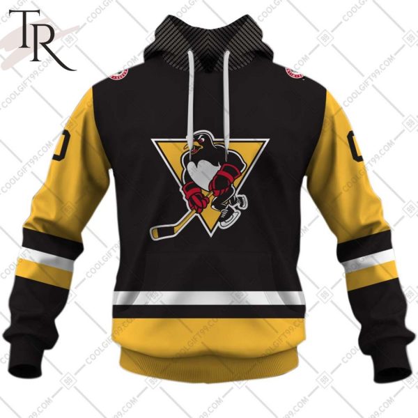 Personalized AHL Wilkes Barre Scranton Color Jersey Style Hoodie