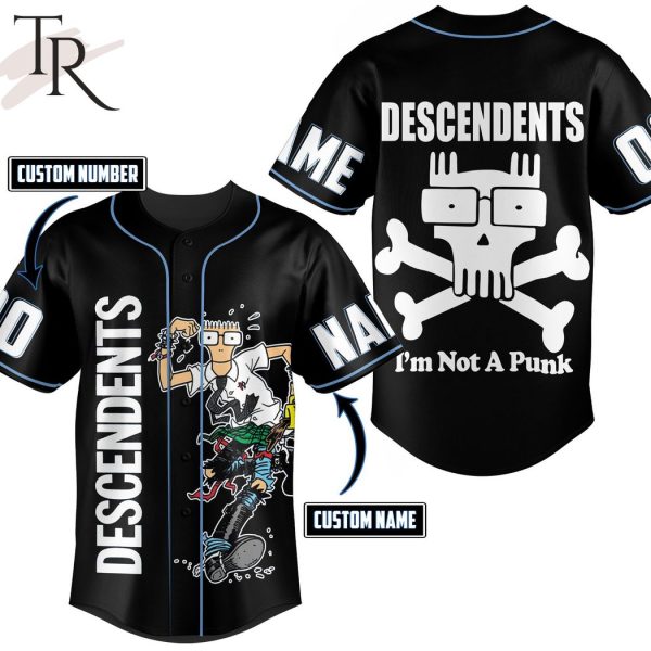 Descendents I’m Not A Punk Custom Baseball Jersey