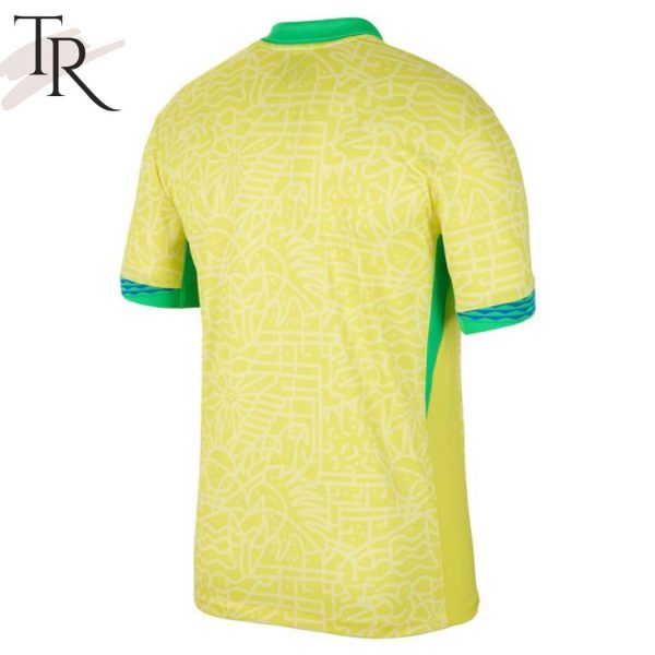 Brazil National Team Personalized 2024 Home Jersey