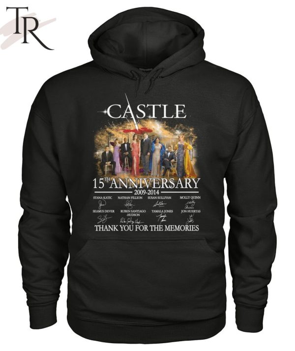 Castle 15th Anniversary 2009-2014 Thank You For The Memories T-Shirt